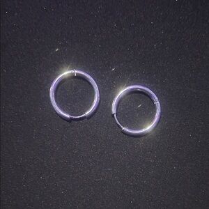 Silver Hoop Earrings